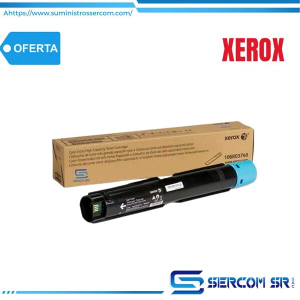 TONER XEROX 106R03748 CIAN PARA VERSALINK C70XX