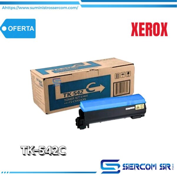 TONER KYOCERA TK-542C FS-C5100DN CYAN 4K