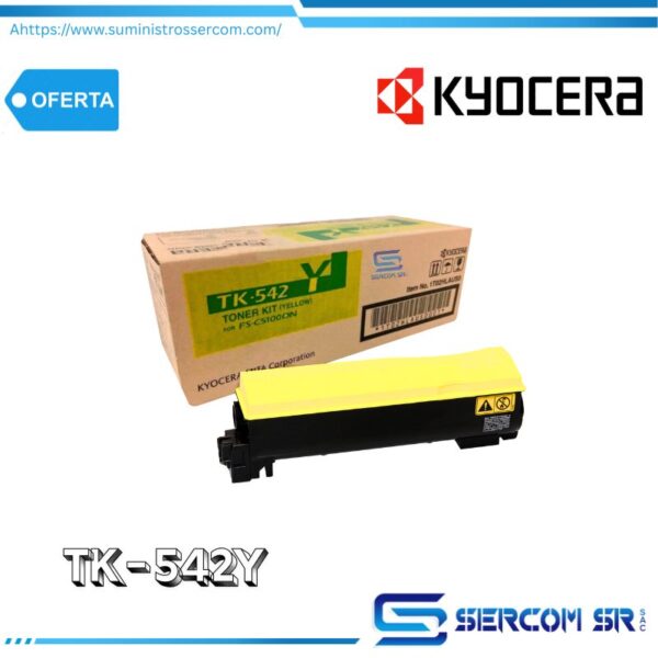 TONER KYOCERA TK-542K FS-C5100DN NEGRO 4K