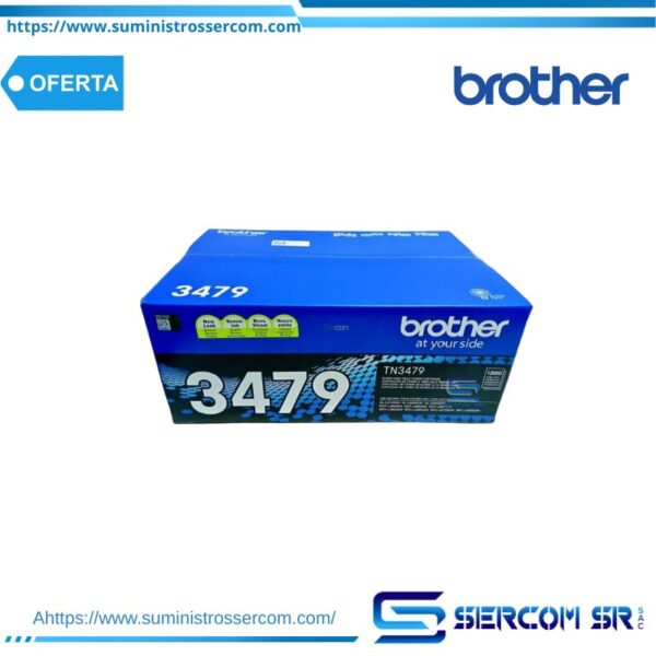 TONER BROTHER TN3479 12K PGS(HL-L5100DN/DCPL5650DN/MFCL5900DW/MFCL6700DW)