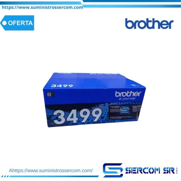 TONER BROTHER TN3499 HL-L6400DW 20K PGS - NEG. GOBIERNO