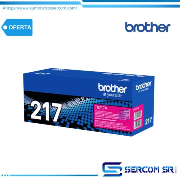 TONER BROTHER TN217M MAGENTA(L3270/L3551/L3750 2300 PAG.