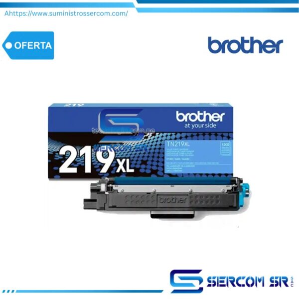 TONER BROTHER TN219XLC CYAN L3560, L3760,L3280 2300 PAG.