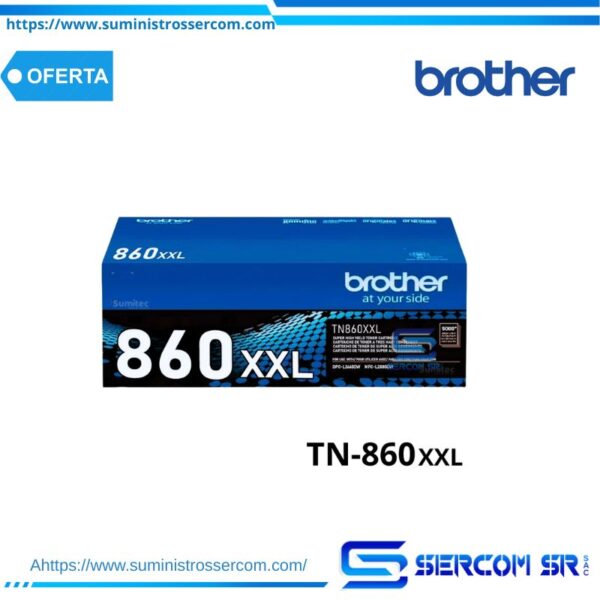 TONER BROTHER TN860XXL MFC-L2880DW 5,000 PAG.