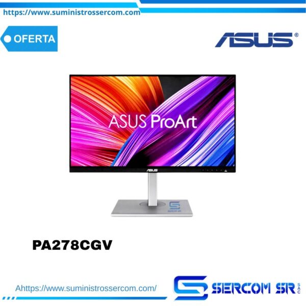 'MONITOR ASUS PROART PA278CGV 27" QHD 2K 144HZ/5MS/USB-C/HDMI/DP