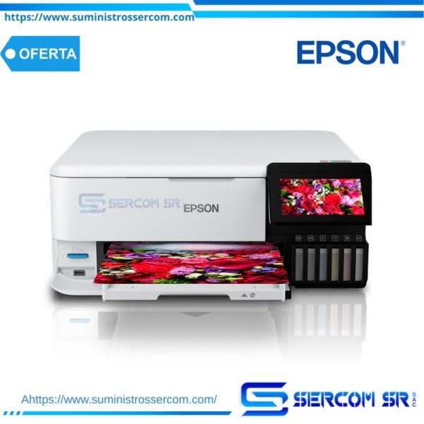 Multifuncional de tinta Epson EcoTank L8160, imprime/escanea/copia, LAN/Wi-Fi/USB 2.0