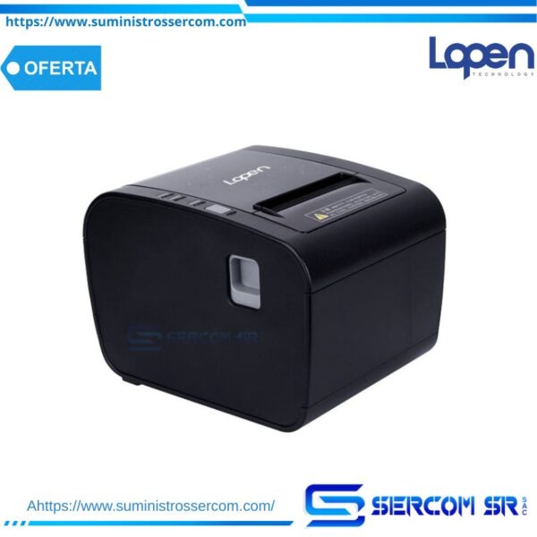IMPRESORA TERMICA LOPEN LN-POS80-CK-UB 80MM USB/ BLUETOOTH