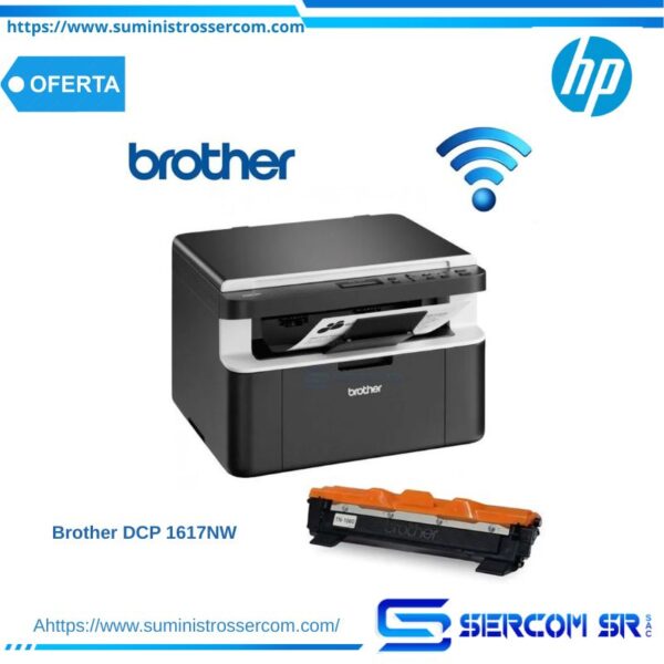 IMPRESORA MF LASER BROTHER DCP-1617NW LAN|WiFi
