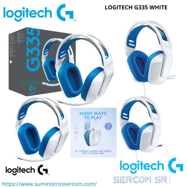 AUDIFONO C/MICROF. LOGITECH G335 WHITE